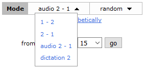 recognition of the Italian numbers by ear